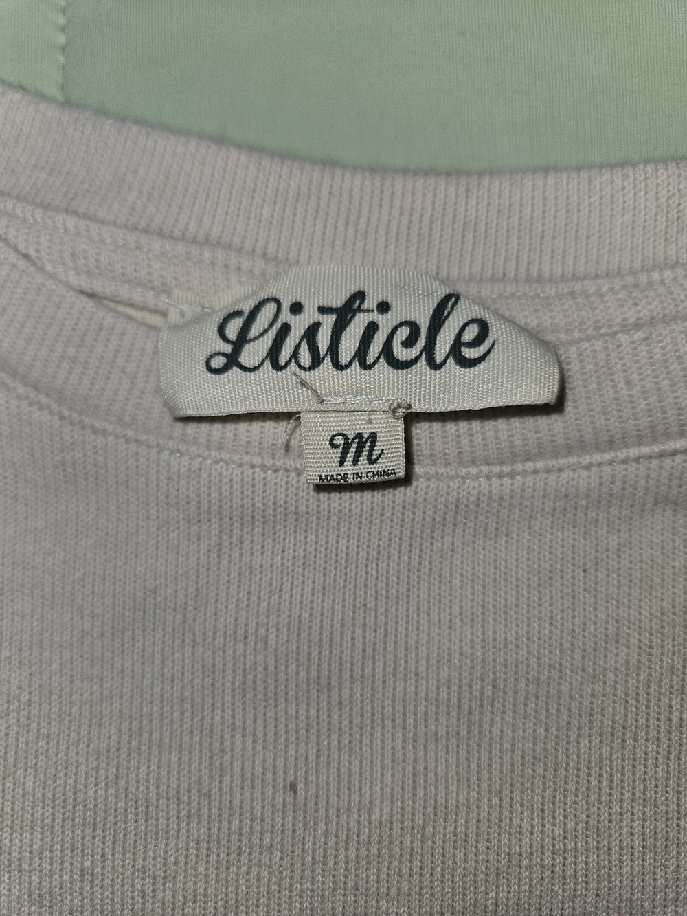 Listicle Kids' Crewneck Top - Light Pink